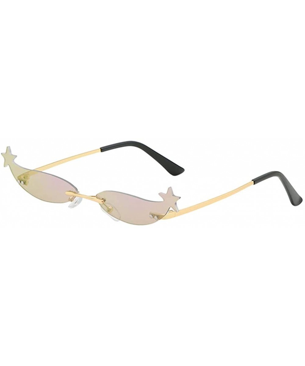 Women's Sunglasses Mirror Girl's Sunglasses Personality Protection Polarized Sunglasses for Women - A - CZ18T4WR2SN $6.03 Sport