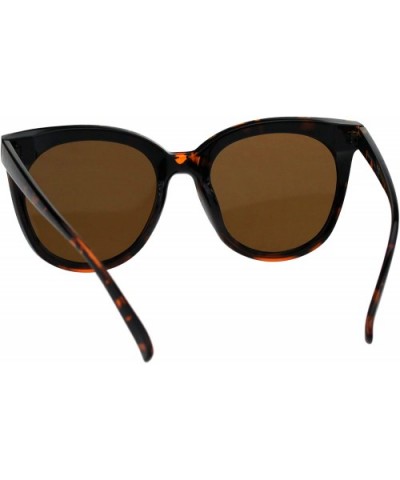 Womens Butterfly Shape Sunglasses Oversized Layered Look UV 400 - Tortoise (Brown) - CE193ES43G0 $9.06 Oversized