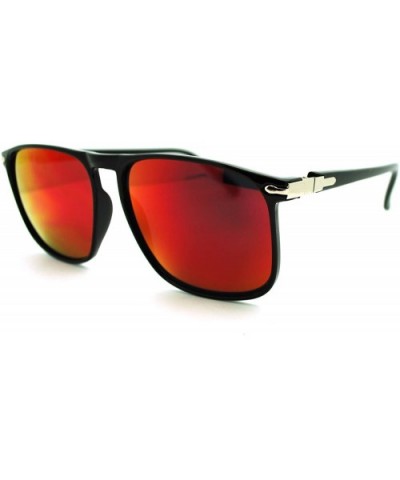 Thin Square Sunglasses Unisex Retro Designer Fashion Shades - Black - CW11N870OEV $7.54 Square