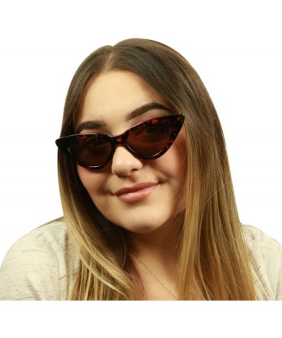 Super Vintage Cateye Sunglasses Clout Mod Exaggerated High Pointed Retro Cobain Fashion Shades - CP18KHNAIE8 $7.59 Oversized