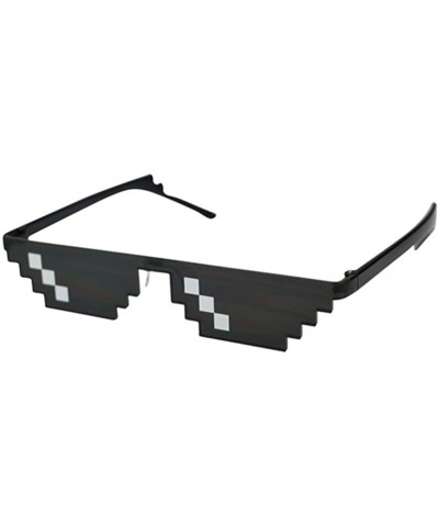 Men Women Brand Thug Life Party Eyeglasses Mosaic Vintage Eyewear - C1 - CP18HLTEM5X $6.56 Goggle