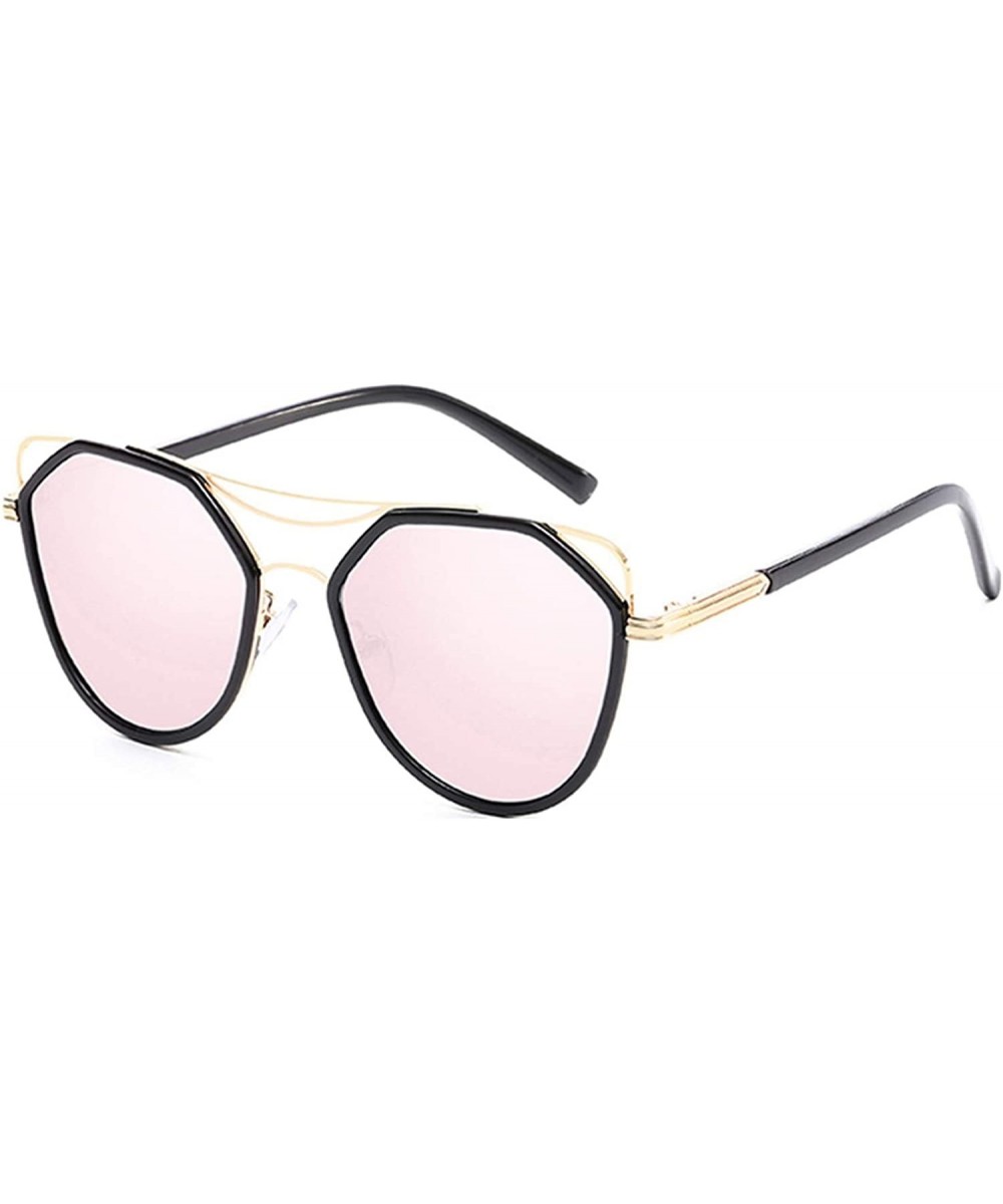 Polarized Sunglasses Fashion Protection Festival - Black Pink - C218TOI9EWH $22.81 Oversized