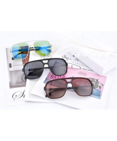 Lightweight Sunglasses Polarizing Women SH2002 - Brown Frame - CB193UZ7MA2 $15.78 Oversized