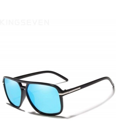 HD Polarized Aluminum Sunglasses Hot Men's Brand New Sun Glasses Big Black Blue - Bright Gray - C918YKT7EAU $9.66 Aviator