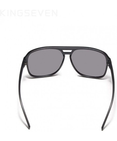 HD Polarized Aluminum Sunglasses Hot Men's Brand New Sun Glasses Big Black Blue - Bright Gray - C918YKT7EAU $9.66 Aviator