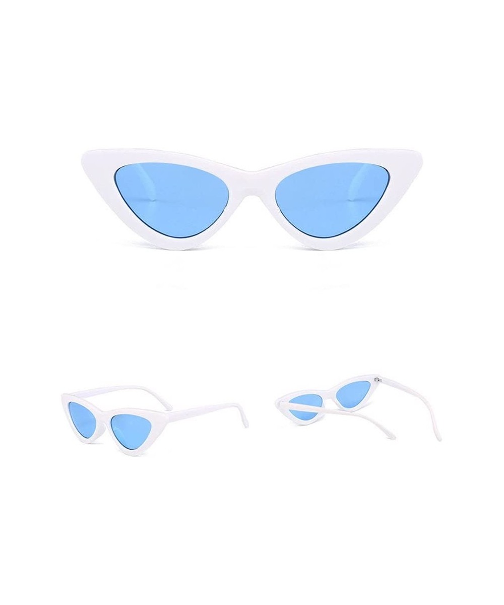 Retro Vintage Fashion Cat Eye Sunglasses for Women Goggles Plastic Frame (I) - I - C019023N9DL $5.67 Cat Eye