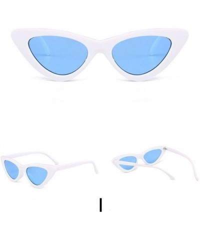 Retro Vintage Fashion Cat Eye Sunglasses for Women Goggles Plastic Frame (I) - I - C019023N9DL $5.67 Cat Eye