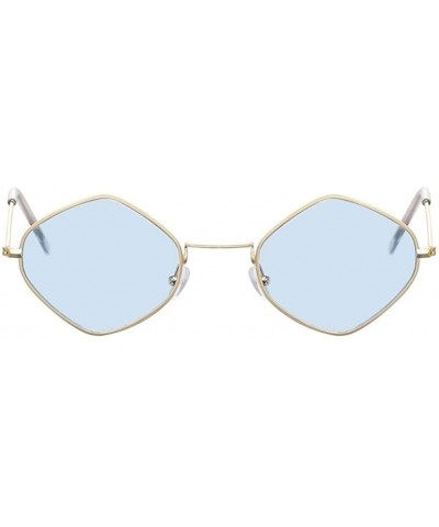 Pink Sunglasses Women Square Sun Glasses For Women Cool Retro Female Sunglasses - Gold Red - CY1998U6HGR $5.95 Square