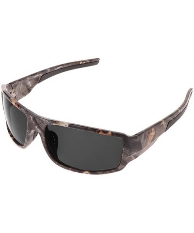 Cycling Polarized Sunglasses Outdoor Fishing Sports Spectacles UV400 - Grey - C218K2308EK $5.52 Rectangular