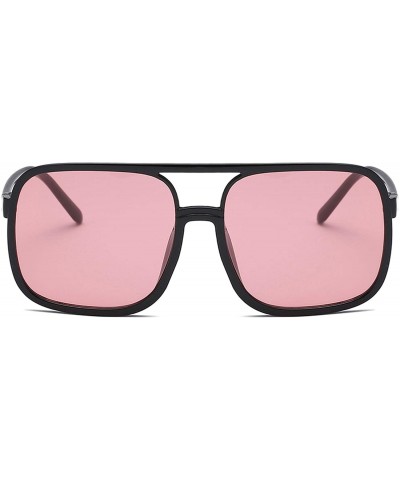 Square Sunglasses Men Brand Designer Mirror Women Sunglasses Male Sun Glasses Man - 15977 C5 Blue - C518S5MO084 $8.27 Square