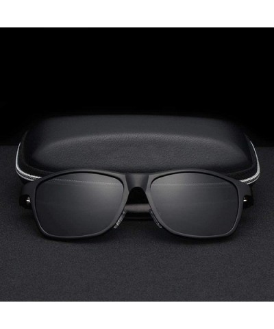 Men's Polarized Sunglasses Business Classic Full Y0934 C1BOX - Y0934 C2box - CH18XNG9DOC $16.50 Aviator