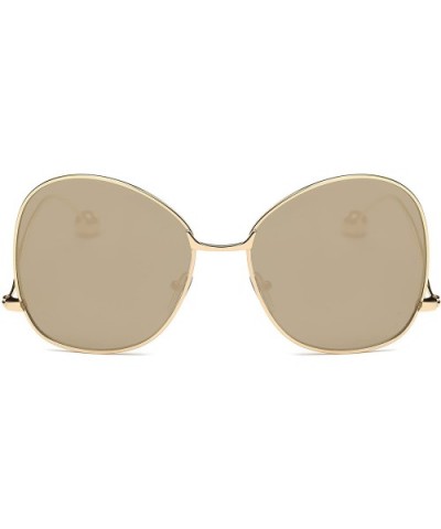 Women's Vintage Oversized Cat Eye Sunglasses Fashion Unisex Eye Glasses - CH182MNG4XC $12.83 Oversized