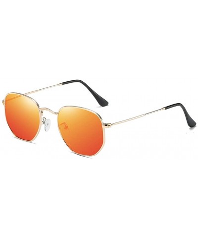 Sunglasses Polarized Antiglare Anti ultraviolet Travelling - Orange - CG18WLDSNY7 $22.13 Round
