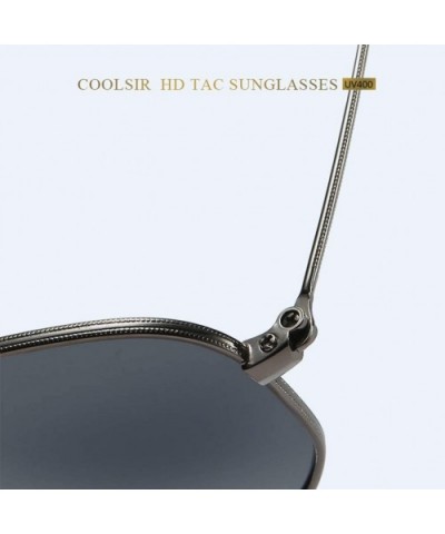 Sunglasses Polarized Antiglare Anti ultraviolet Travelling - Orange - CG18WLDSNY7 $22.13 Round