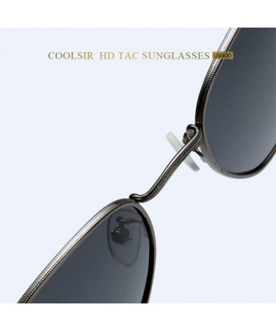 Sunglasses Polarized Antiglare Anti ultraviolet Travelling - Orange - CG18WLDSNY7 $22.13 Round