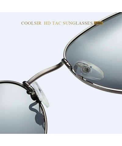 Sunglasses Polarized Antiglare Anti ultraviolet Travelling - Orange - CG18WLDSNY7 $22.13 Round