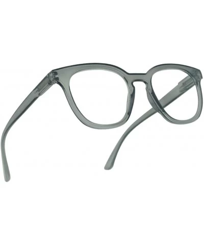 Semi Oversized Reading Readers Strength - Acrylic Grey - CW196MUM98D $16.12 Wrap