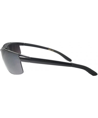 Bifocal Safety Glasses Half Rim UV400 Magnifying Reading Eyewear - Black - C7183QWRRIS $5.00 Rectangular