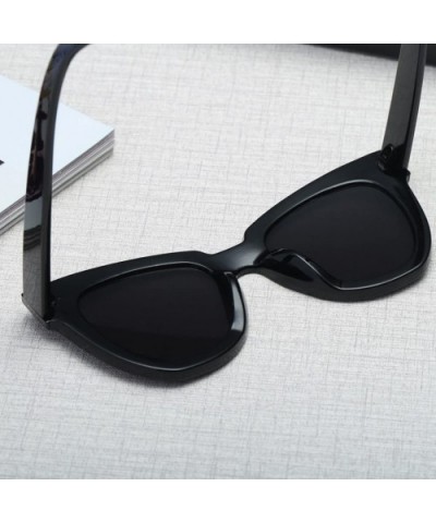 Women Fashion Retro Cat Eye Sunglasses Designer Square Frame Eyeglass Shades New - Bngy - CY18WSLC94W $4.41 Square