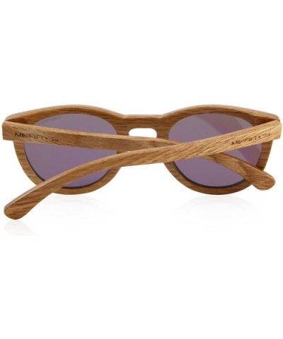 Polarized Wooden Coated Floating Sunglasses Mens/Womens vintage Eyewear S5268 - Purple - CJ185DE6YR8 $16.56 Sport