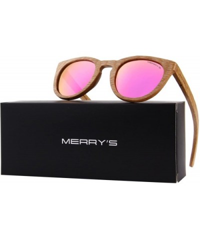 Polarized Wooden Coated Floating Sunglasses Mens/Womens vintage Eyewear S5268 - Purple - CJ185DE6YR8 $16.56 Sport