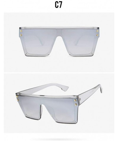 Fashion Pentagonal Sunglasses Enhanced protective film against glare - C7 - CM18TOI96Q4 $9.25 Square