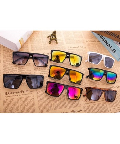 Square Sunglasses Men Er Mirror Photochromic Oversized Male Sun Glasses Man CC0039 - C2 - C5199C4WRX8 $18.69 Square