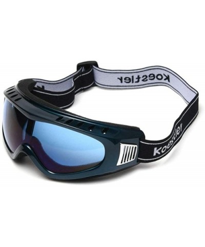 new men's ski goggles motorcycle equipment goggles riding off-road goggles racing knight goggles - Blue - CC194KRGAY4 $9.19 G...