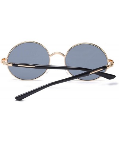 Ladies Glasses Retro Fashion Sunglasses anti-UV Non-Polarized Glasses - Gray - CD18AGXS27L $5.77 Wrap