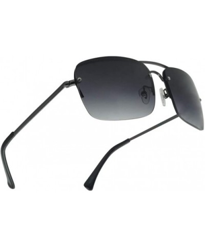 Gradient Readers Strength Sunglasses Gunmetal - Gunmetal Frame - Black Gradient - C818U2839X5 $10.44 Oval