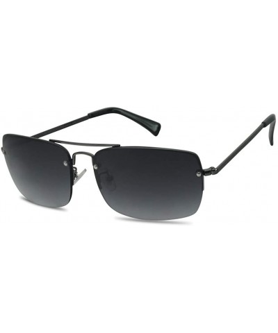 Gradient Readers Strength Sunglasses Gunmetal - Gunmetal Frame - Black Gradient - C818U2839X5 $10.44 Oval