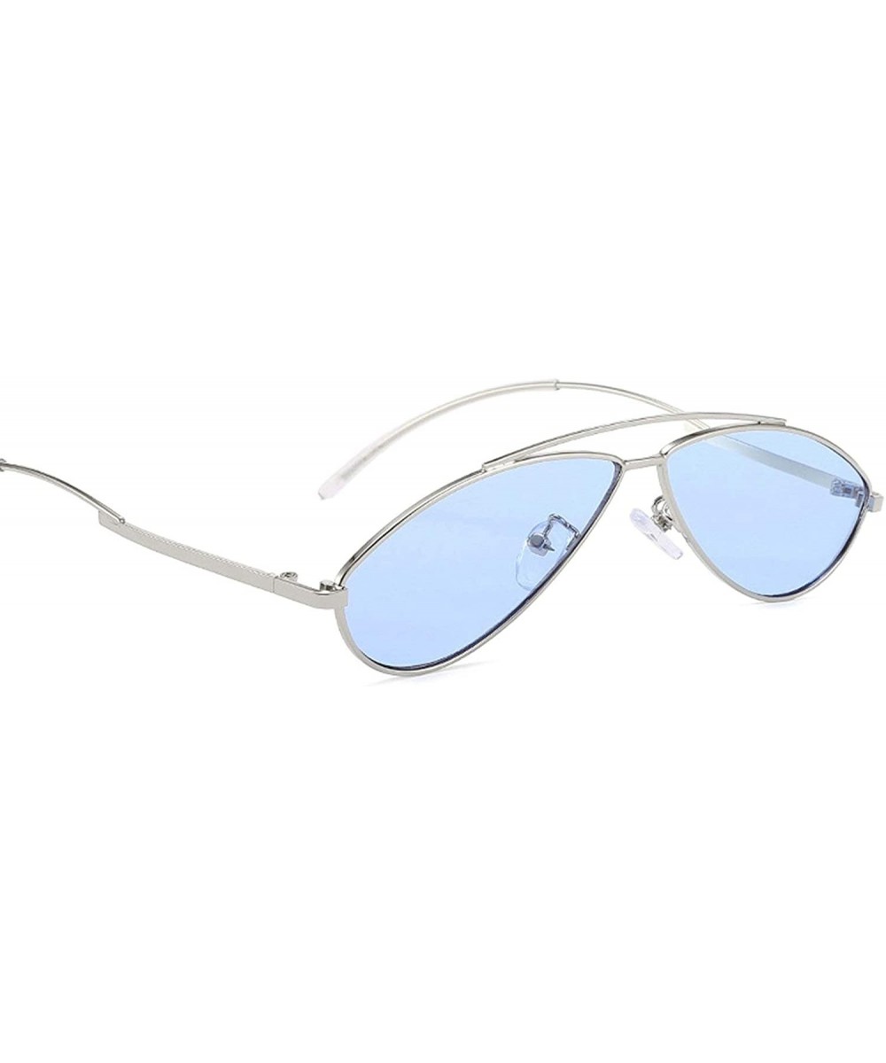 Classic Retro Designer Style Arched Cat Eye Sunglasses for Unisex Metal PC UV 400 Protection Sunglasses - CW18SAT86XZ $15.85 ...