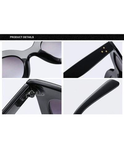 NEW Gradient Points Sun Glasses Tom High Fashion Designer 66133 Black Grey - 66133 Leopard Brown - CP18Y4RMG4Z $5.63 Aviator