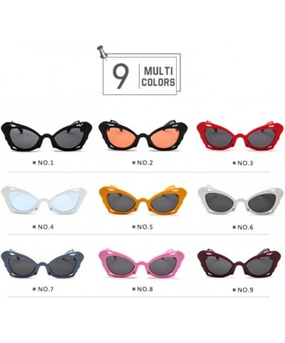 Retro Vintage Tone Lens Lady Cat Eye Sunglasses UV Protection Casual Fashion Sunglasses (Color NO.2) - No.2 - CY197WYW0MS $23...