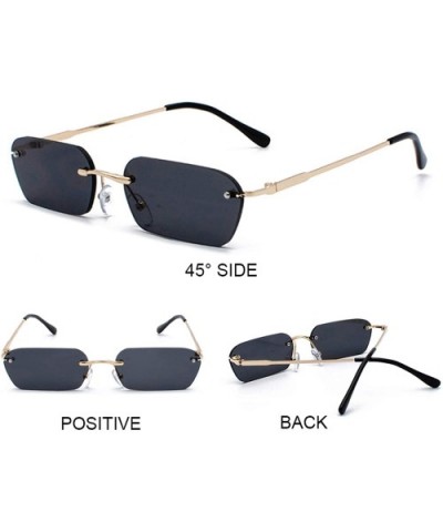 Square Sunglasses Women 2019 Small RimlRetro Vintage Sun Glasses Men Shades Zonnebril Dame - C6 Transparent - C71985C2KHK $19...