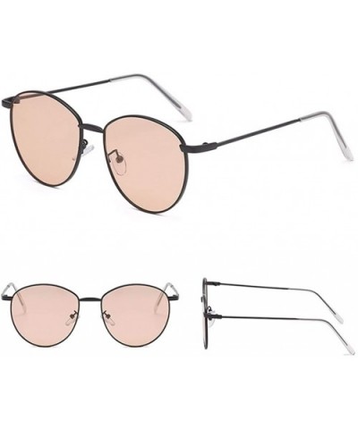 Polarized Fashion Man Women Irregular Shape Sunglasses Glasses Vintage Retro Style - Multicolor-d - CO18T74ANSX $6.54 Rimless