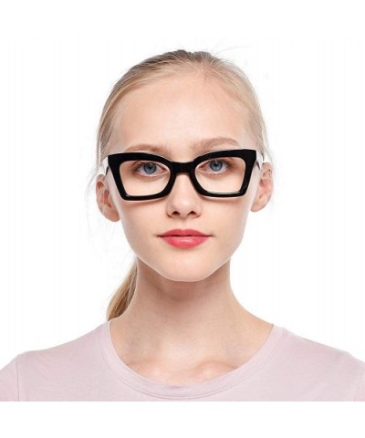 Anti-Blue Blocker Light Butterfly Readers Cateye Reading Glasses - Anti Blue -2 Pairs/ Black+woodgrain - CD18ZKEW6HM $12.77 R...