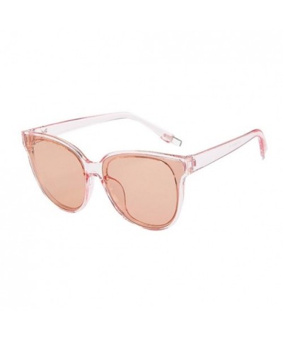 Fashion Womens Ladies Designer Summer Oversized Flat Top Cat Eye Mirrored Sunglasses Outdoor (G) - G - CM18DXQQC5H $5.68 Cat Eye