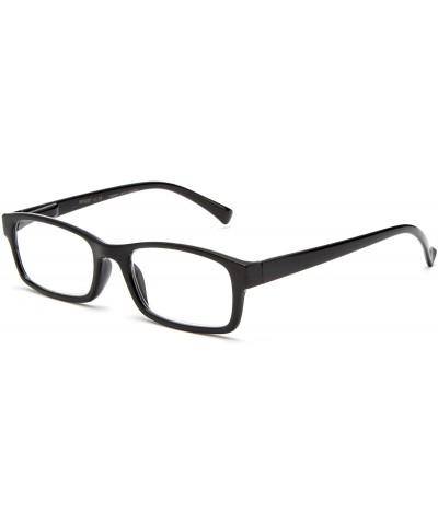 Newbee Fashion Squared Reading Glasses - 3 Pack Black- Tortoise & Brown - C3187GHOL9D $10.53 Square