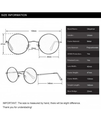 2 Pack Polarized Sunglasses Lennon Glasses - CU192EE6MNA $10.08 Round