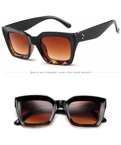 Polarized Sunglasses Riding Square Driving Women Sunglasses Rectangular Fashion punk Sun Glasses - B - CA196Z0MLAO $5.63 Goggle