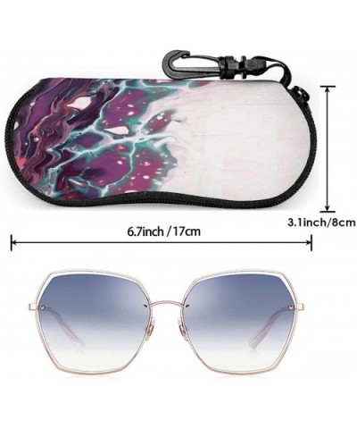 Eyeglasses Case Old Stone Cross Light Sunglasses Case Soft for Women Men Zipper Neoprene - 3d Pattern 5 - CJ199SES4G7 $9.38 A...