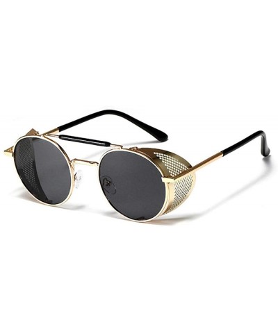 European and American steampunk glasses bright men's sunglasses retro sunglasses frog mirror - CW190MSSWR8 $20.90 Oval