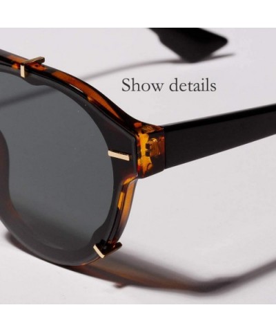 Women Vintage Eye Sunglasses Retro Eyewear Fashion Radiation Protection - D - C918ODYXDN9 $4.70 Round