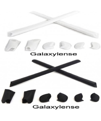 Nose Pads & Earsocks Rubber Kits For Oakley Half Jacket/Half Jacket XLJ Black/White - Black/White - CC18GSZKUMH $8.82 Sport