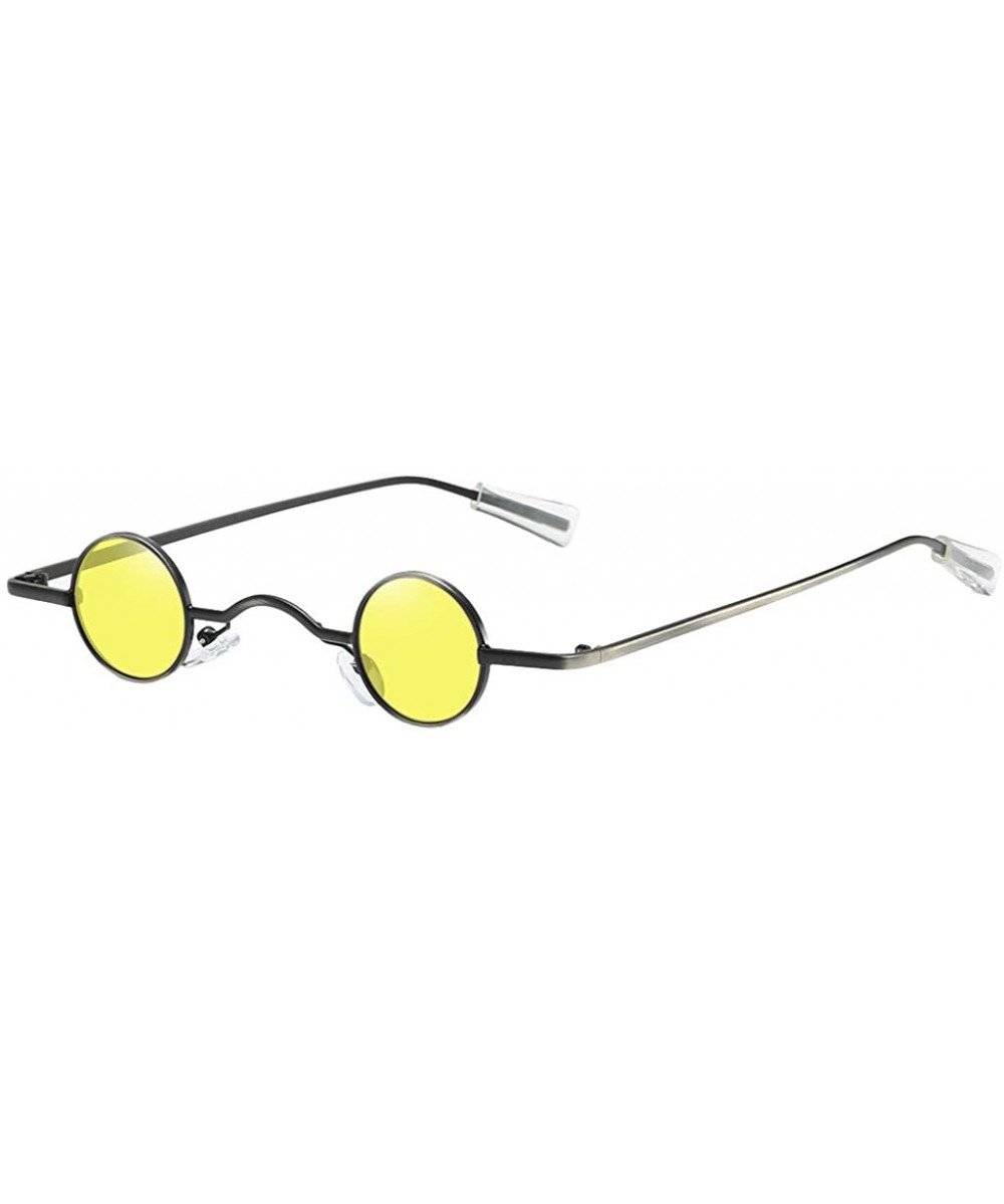 Fashion Sunglasses Irregular Protection Glasses - C-yellow - CO196MC7Y4O $6.93 Oversized