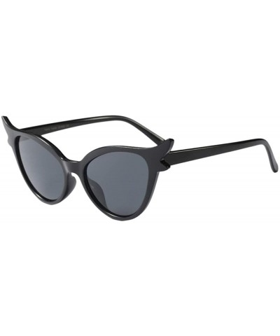 Women Girls Clout Goggles Plastic Frame Retro Vintage Clout Cat Eye Unisex Sunglasses Rapper Glasses Eyewear - CS199GHMET8 $5...
