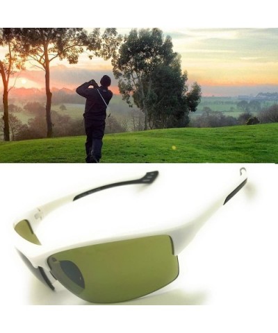 Golf Ball Finder0 UV Production Jet Wrap Sunglasses - White - C818988N00S $14.22 Wrap