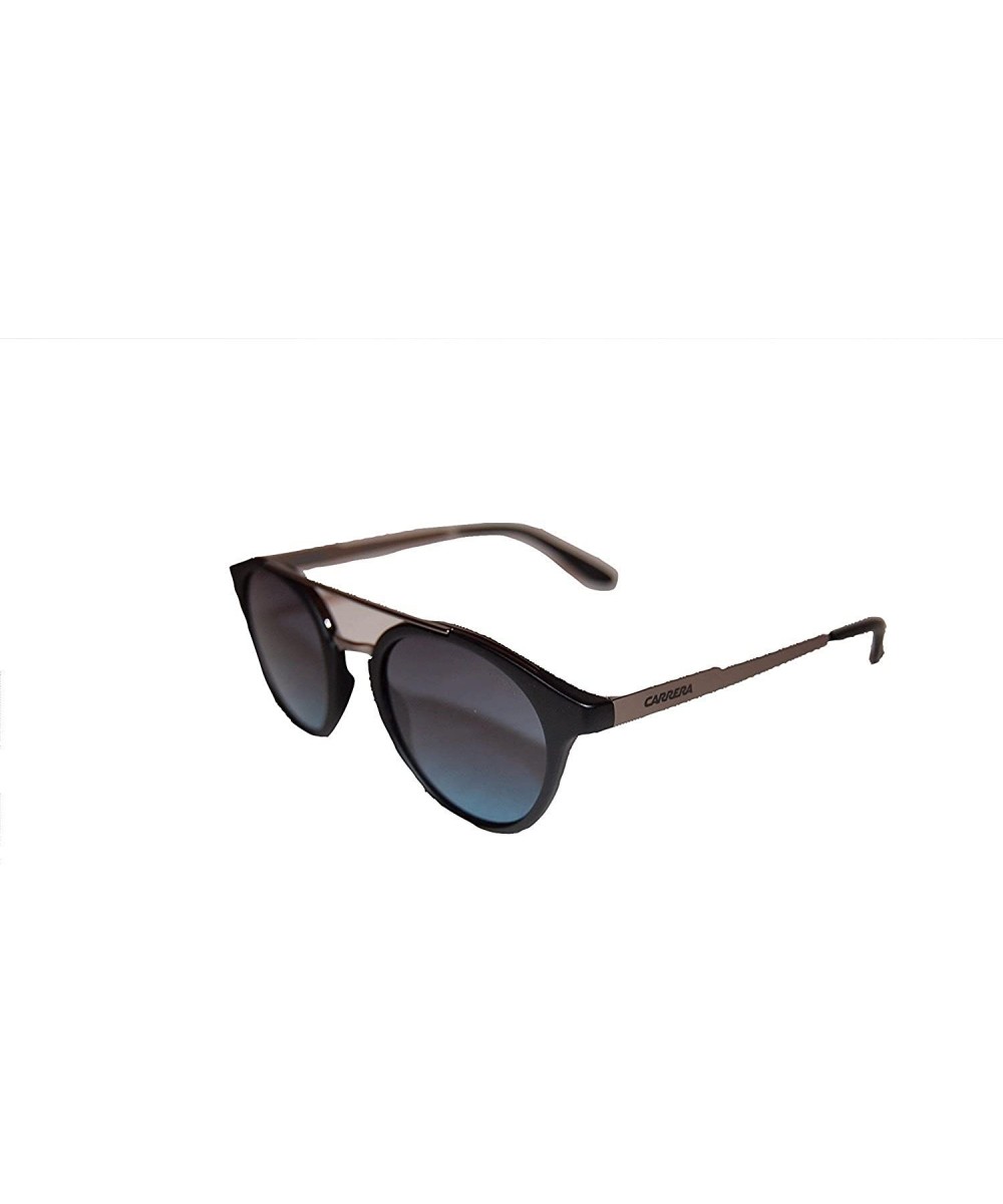 unisex-adult Ca123/S Round Sunglasses - Black Dark Ruthenium / Gray Gradient Turquoise - C412IIJSLYD $35.06 Sport