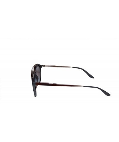 unisex-adult Ca123/S Round Sunglasses - Black Dark Ruthenium / Gray Gradient Turquoise - C412IIJSLYD $35.06 Sport